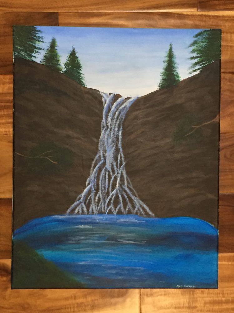 painting of mountatin