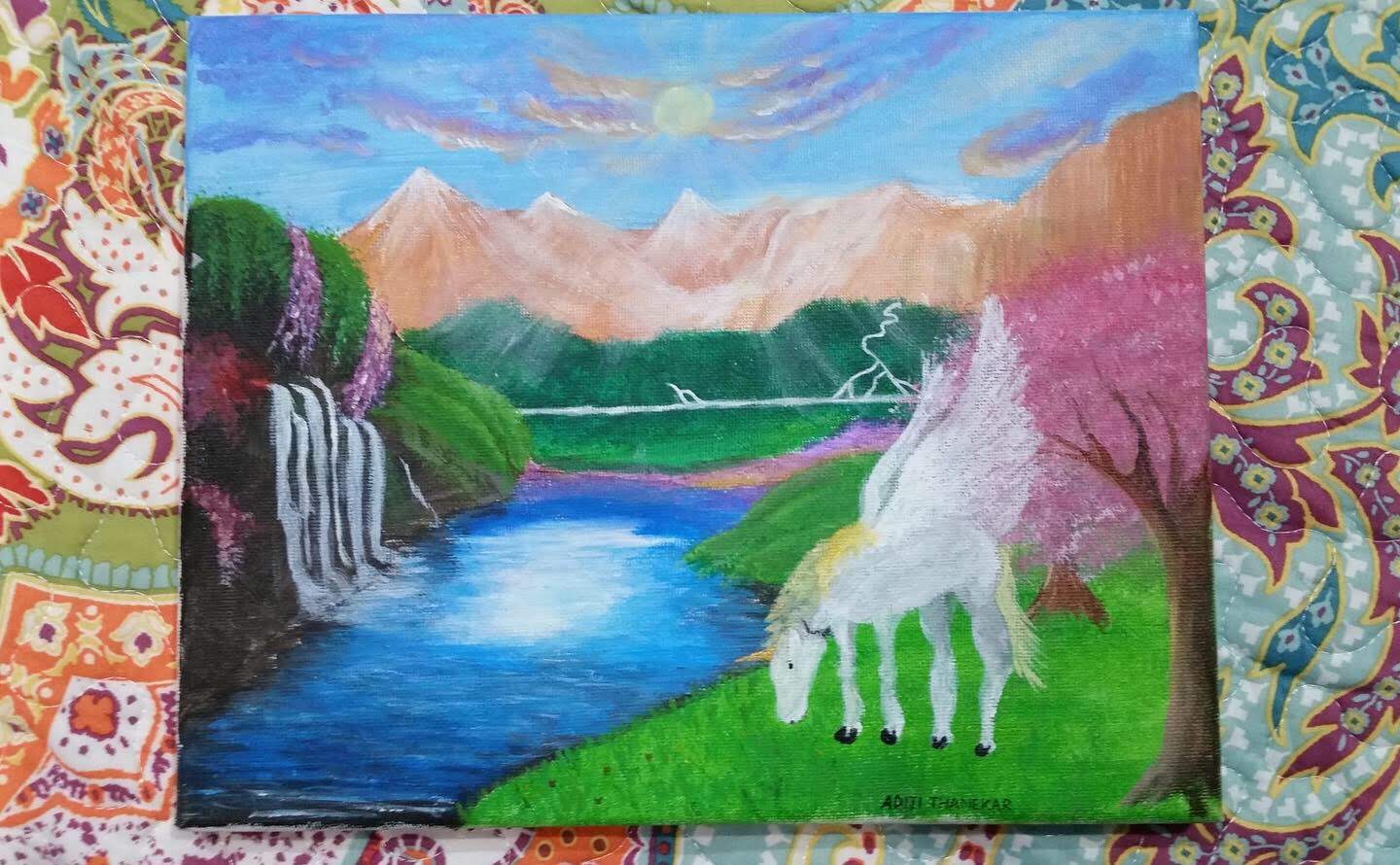 painting of mountatin