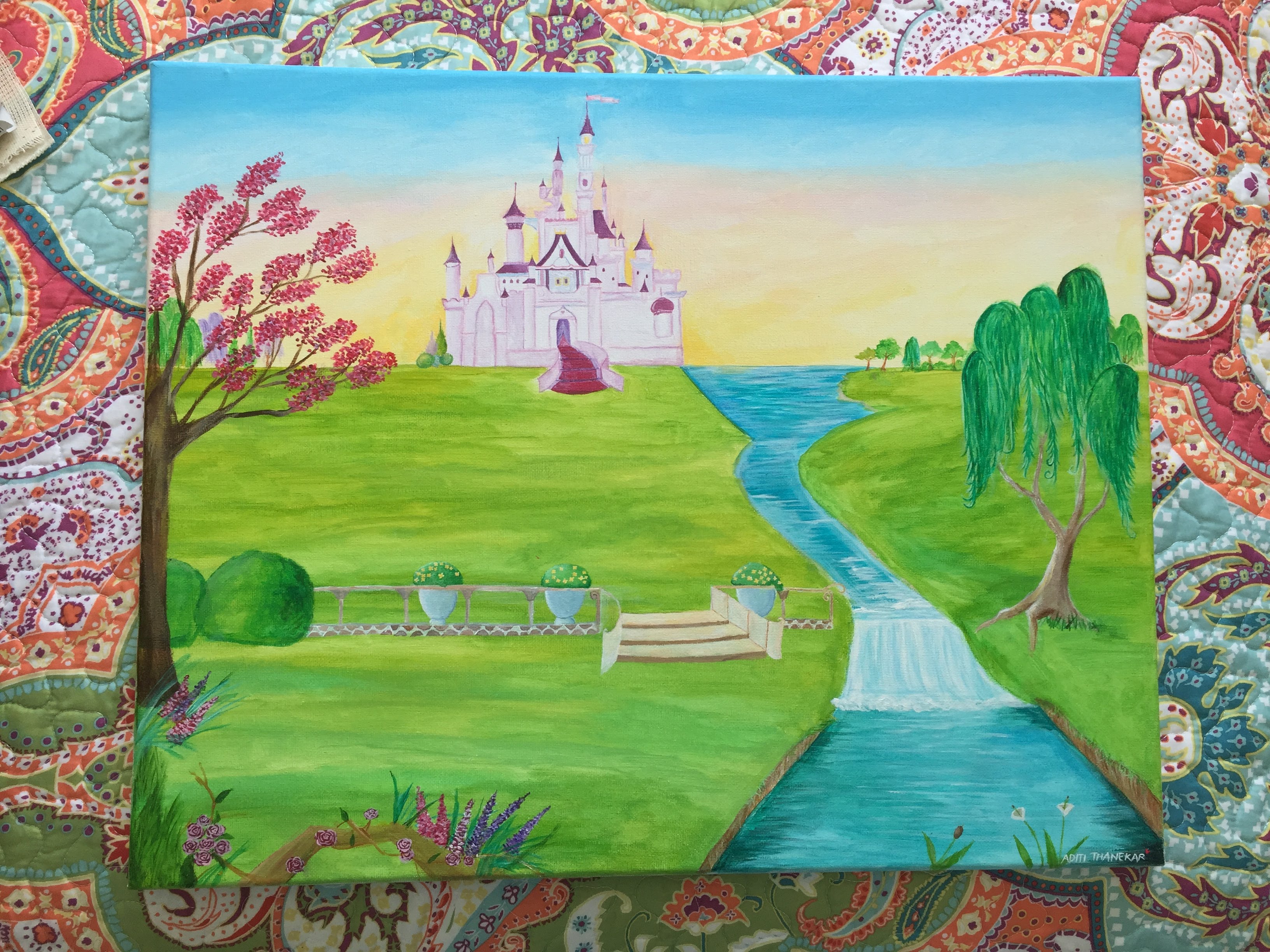 painting of mountatin