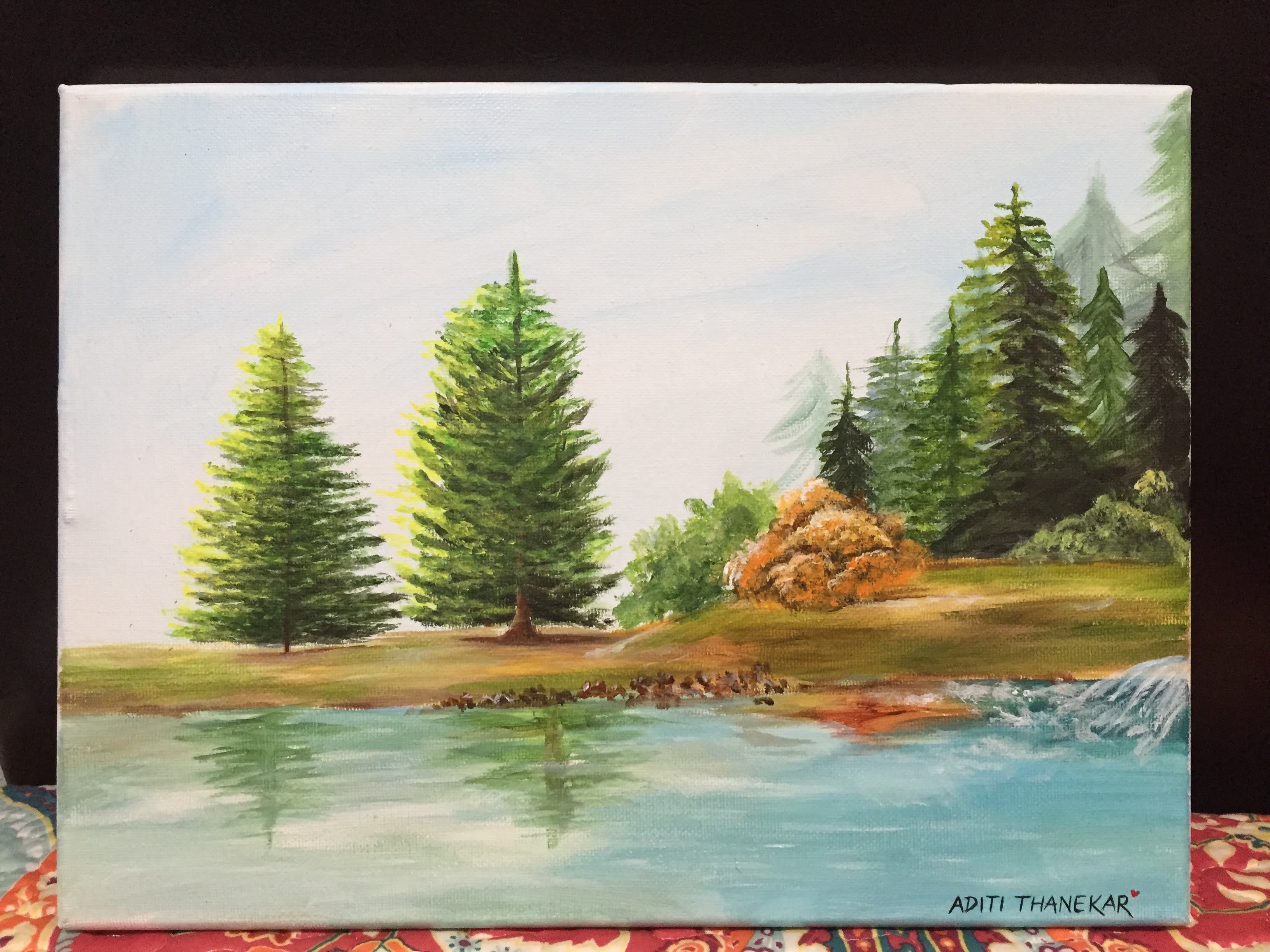 painting of mountatin