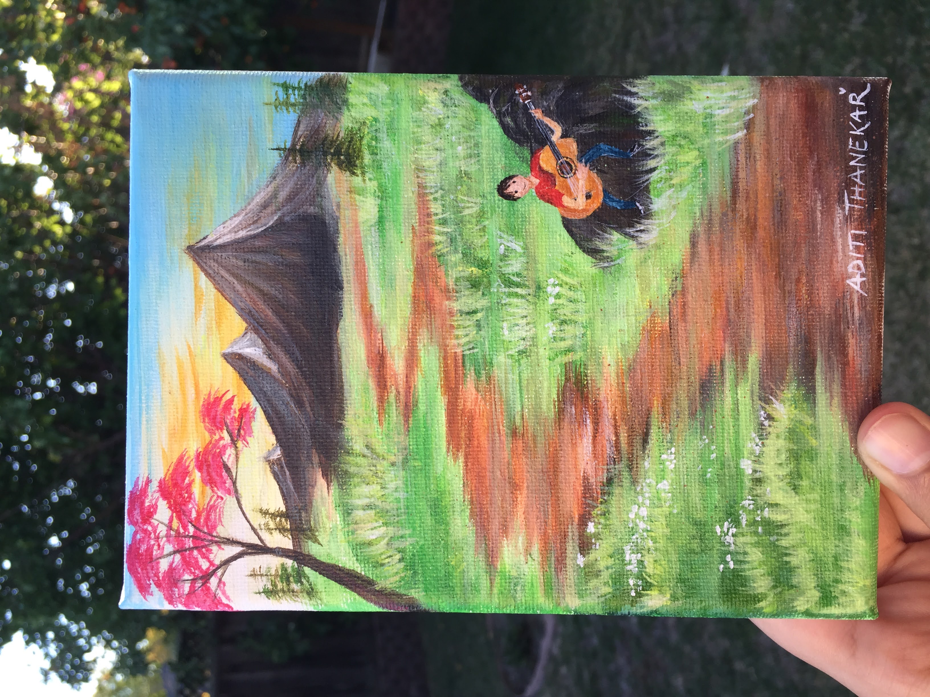 painting of mountatin