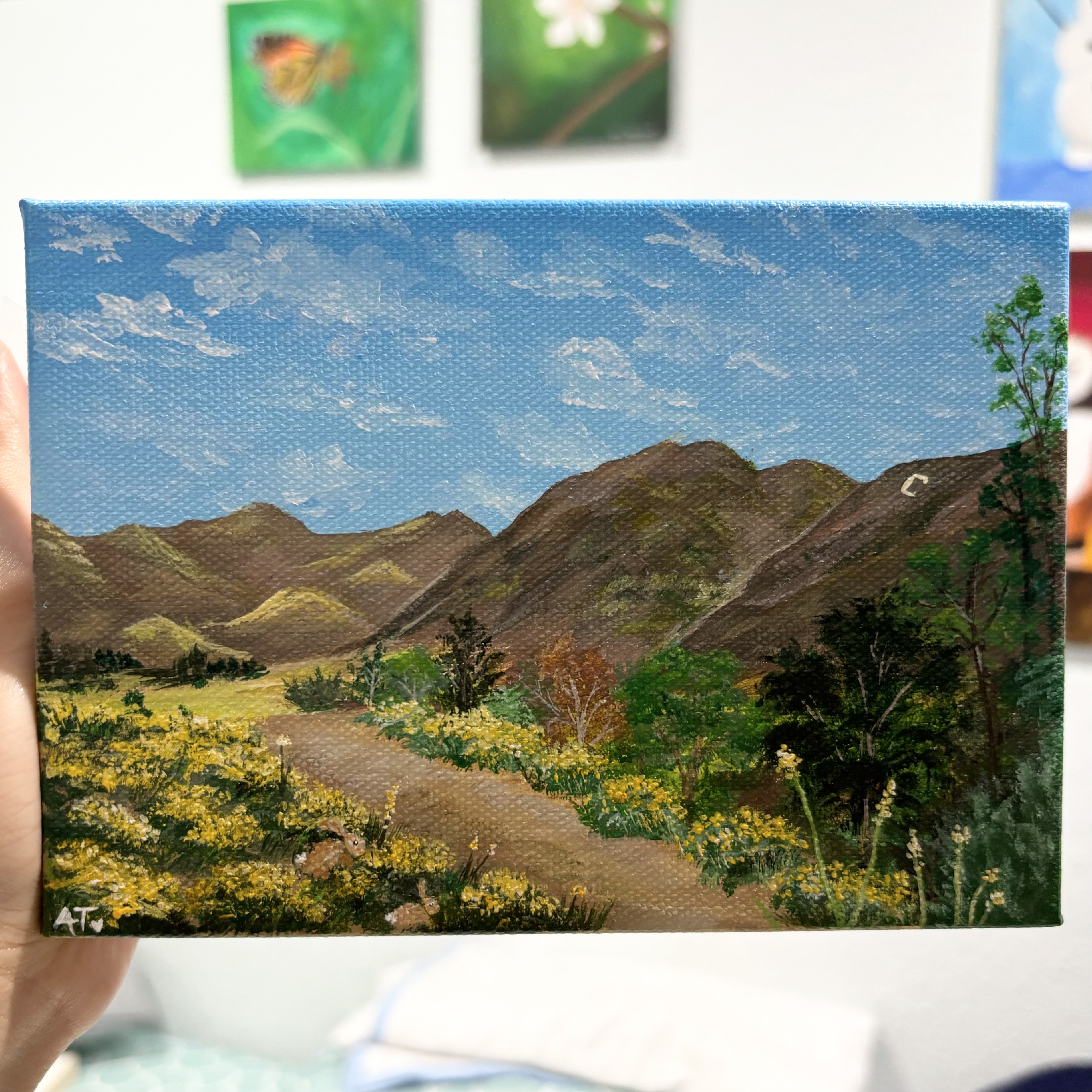 painting of mountatin